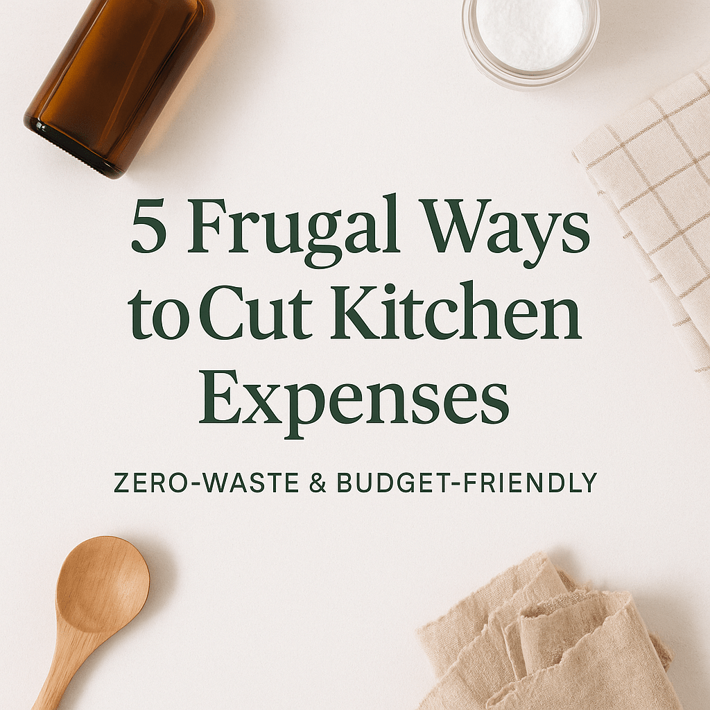 5 Ways to Cut Kitchen&nbsp;Expenses